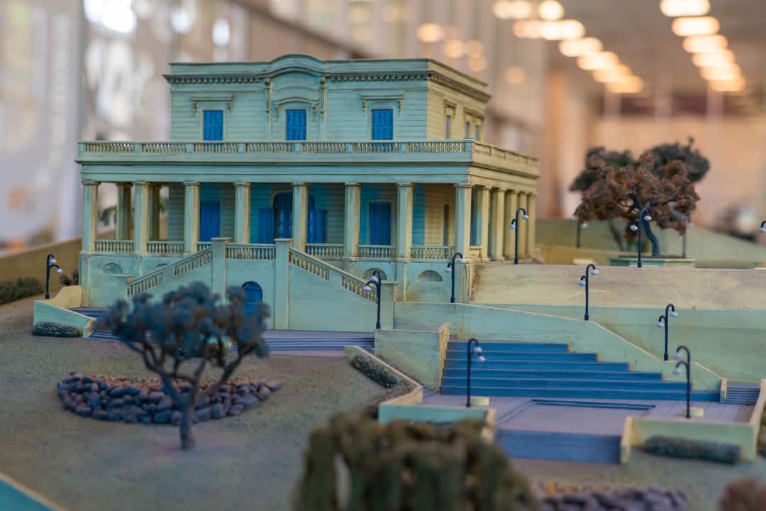 Maqueta física del proyecto de recuperación de la Casa de los Costa